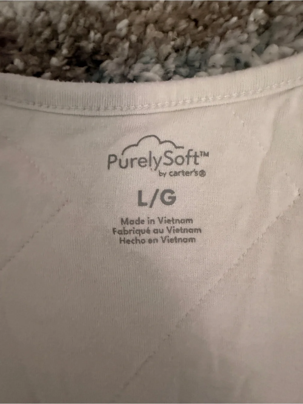 Carters Purely Soft Moon & Star Print sleep sack
